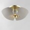 Maxim Lighting Poppy 18'' Flush Mount, Silver Gold/Satin Brass 11399SGSBR - alternate 2